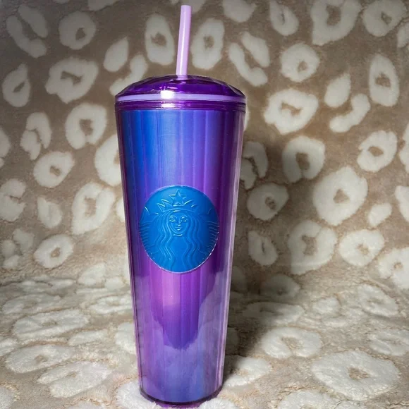 Starbucks | Other | 222 Starbucks Purple Kaleidoscope Cold Cup | Poshmark